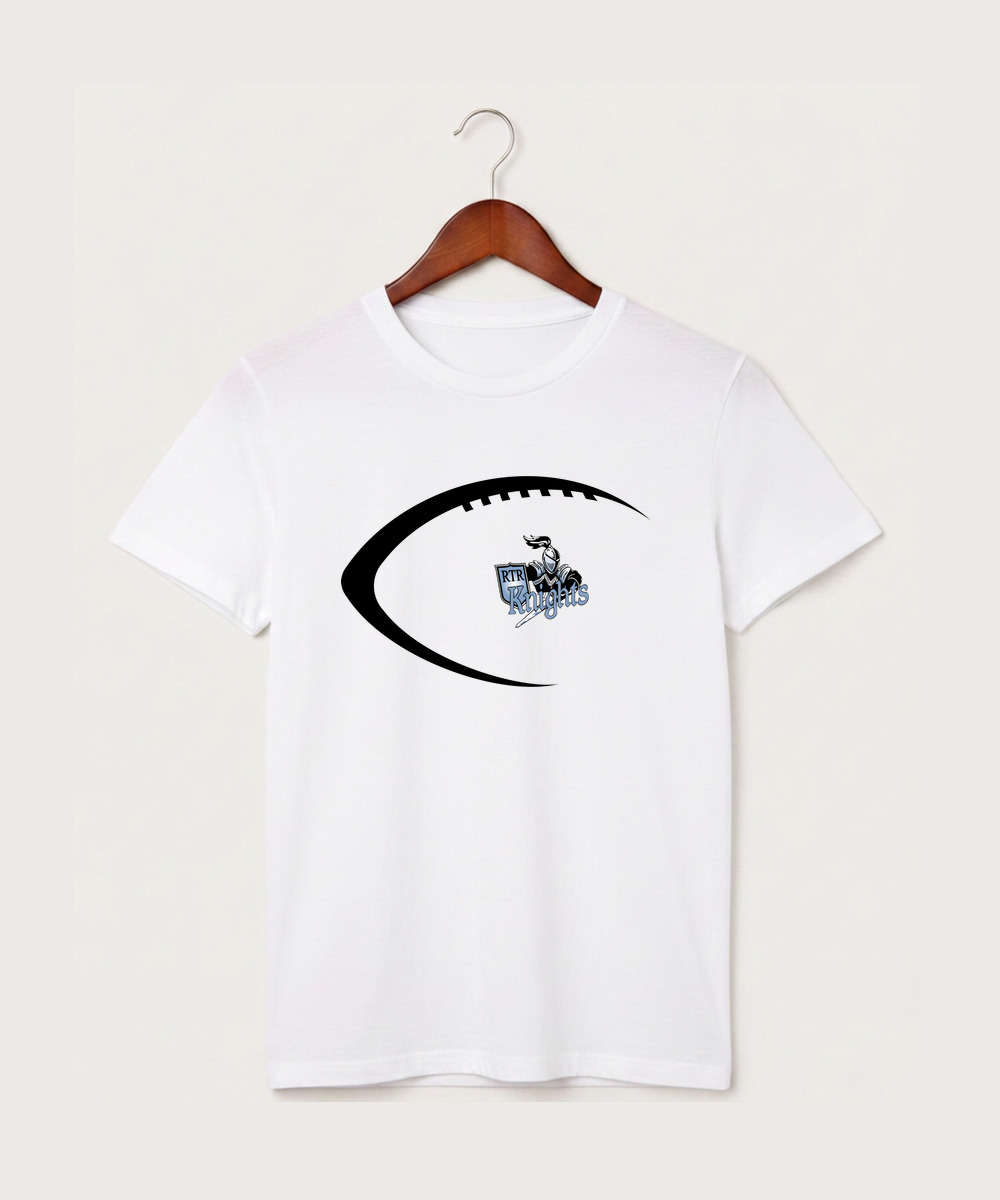 Russell-Tyler-Ruthton High School Football (Boys) - White T-Shirt - Full Front