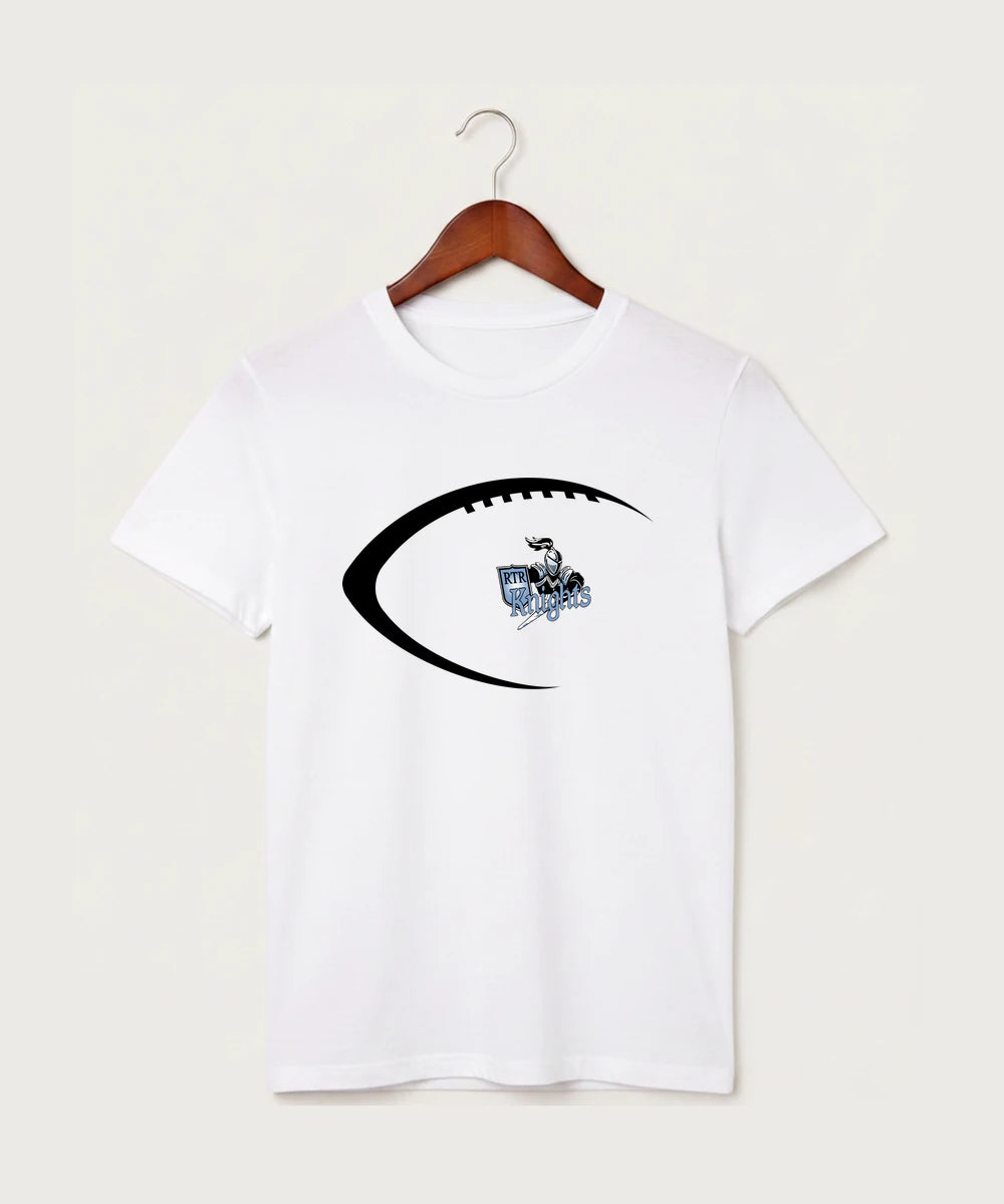 Russell-Tyler-Ruthton High School Football (Boys) - White T-Shirt - Full Front