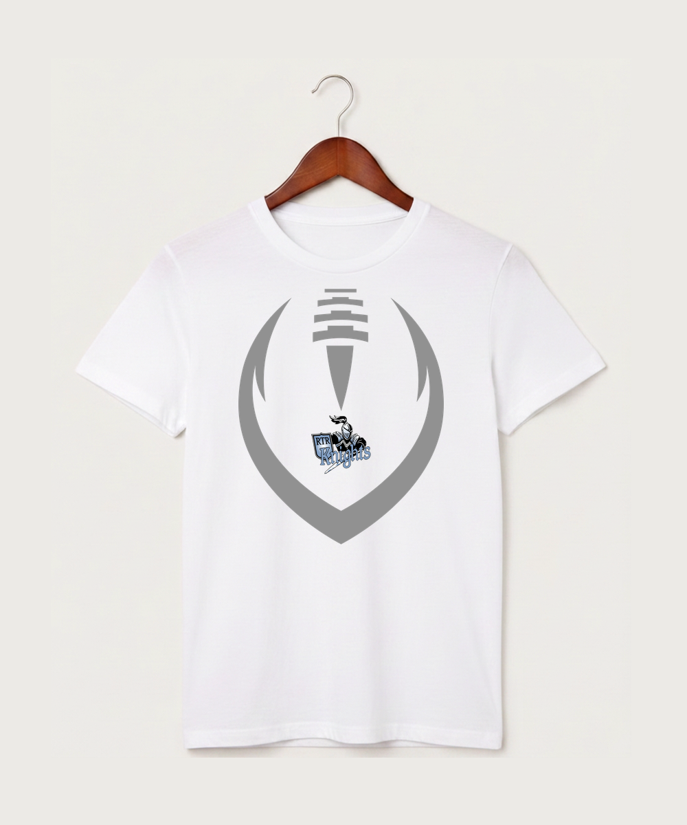 Russell-Tyler-Ruthton High School Football (Boys) - White T-Shirt - Full Front