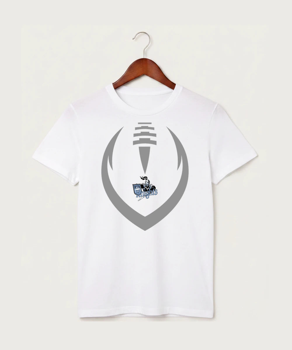 Russell-Tyler-Ruthton High School Football (Boys) - White T-Shirt - Full Front