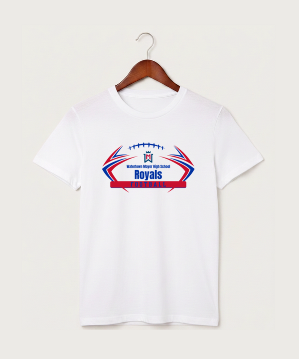 Watertown Mayer High School Football (Boys) - White T-Shirt - Full Front