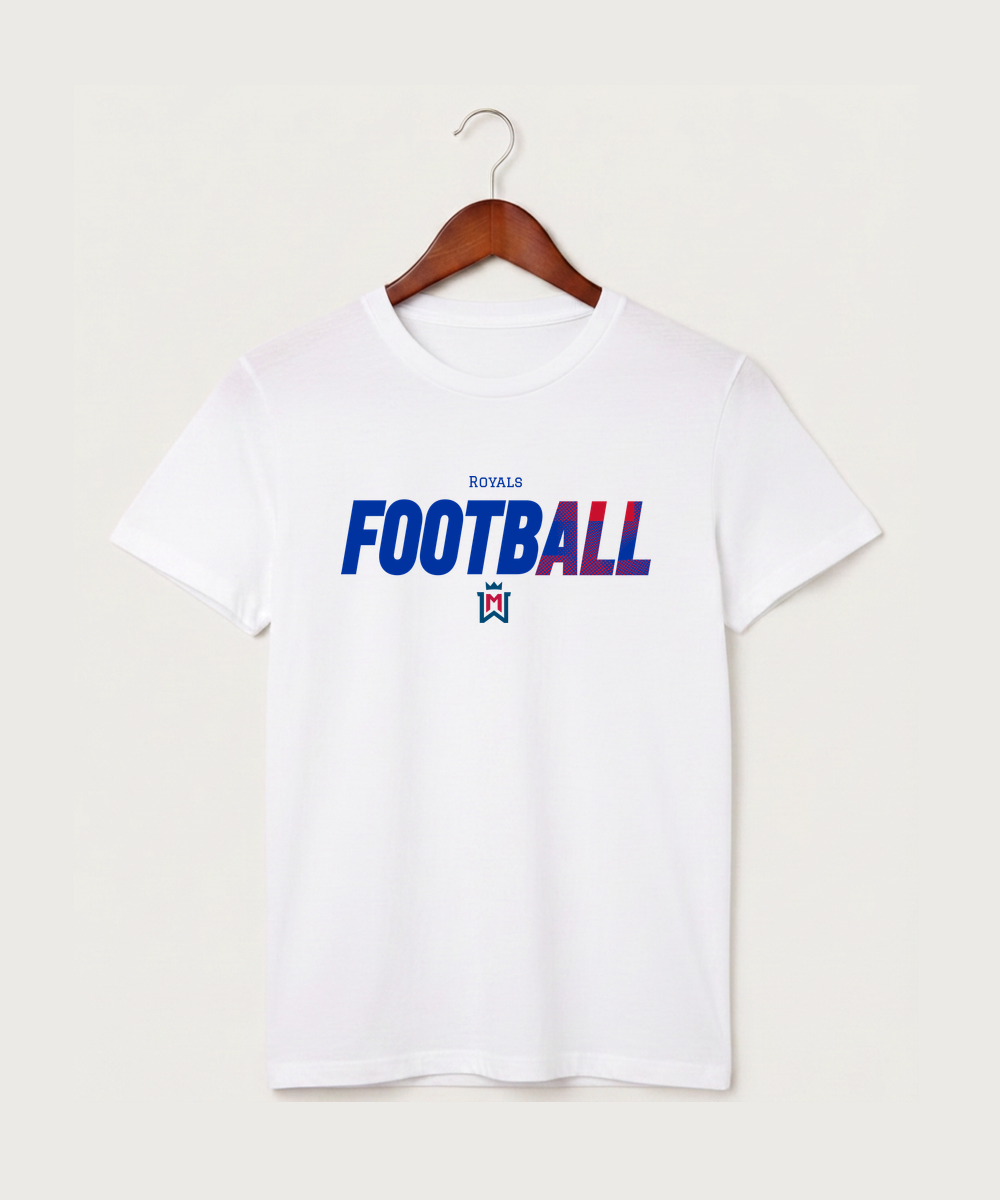 Watertown Mayer High School Football (Boys) - White T-Shirt - Full Front
