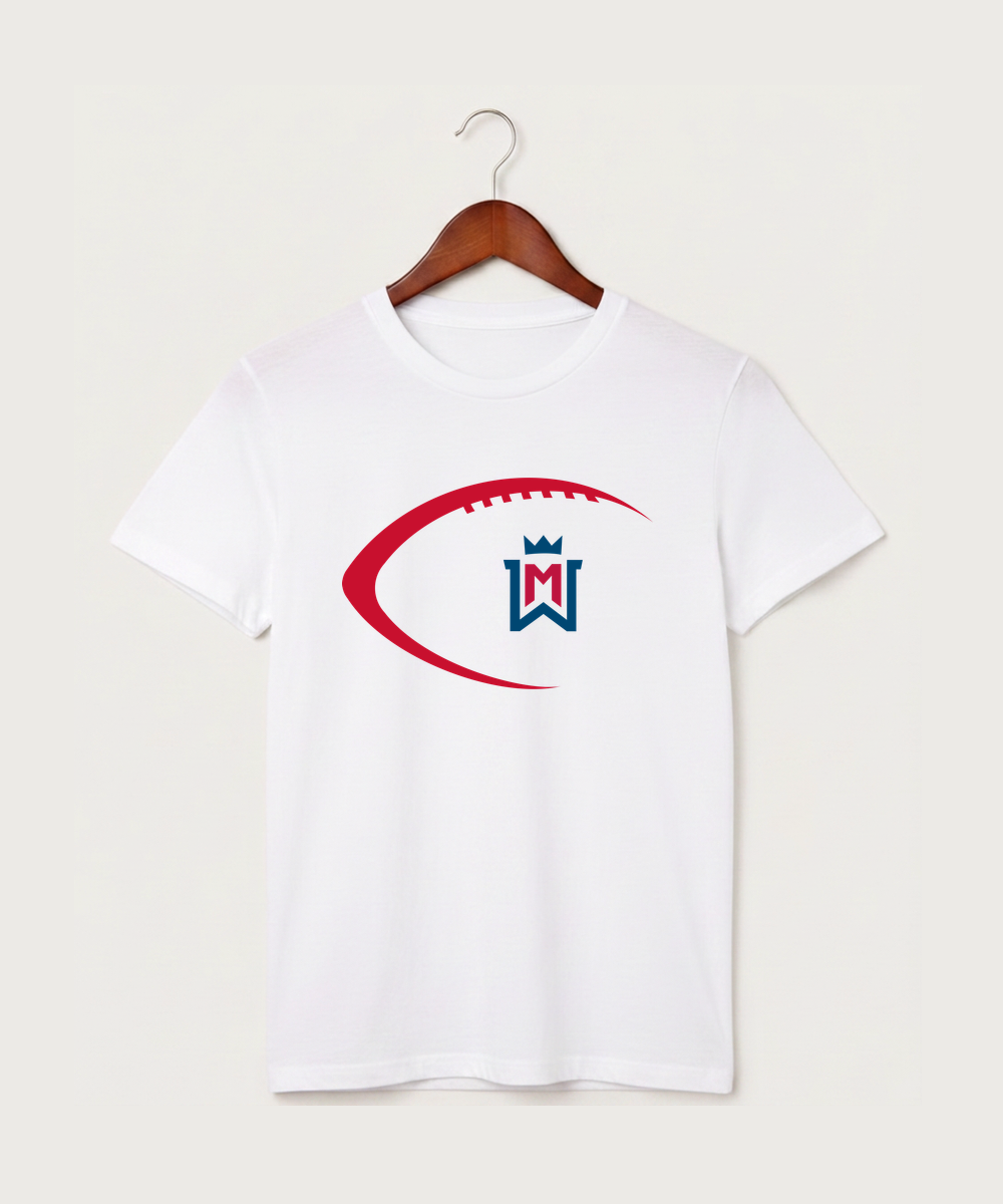 Watertown Mayer High School Football (Boys) - White T-Shirt - Full Front