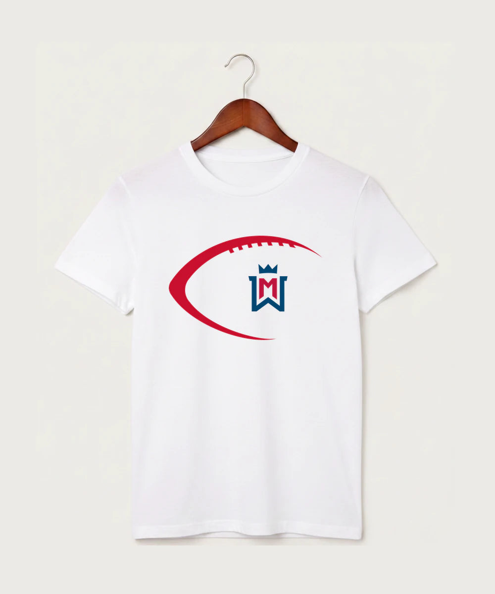 Watertown Mayer High School Football (Boys) - White T-Shirt - Full Front