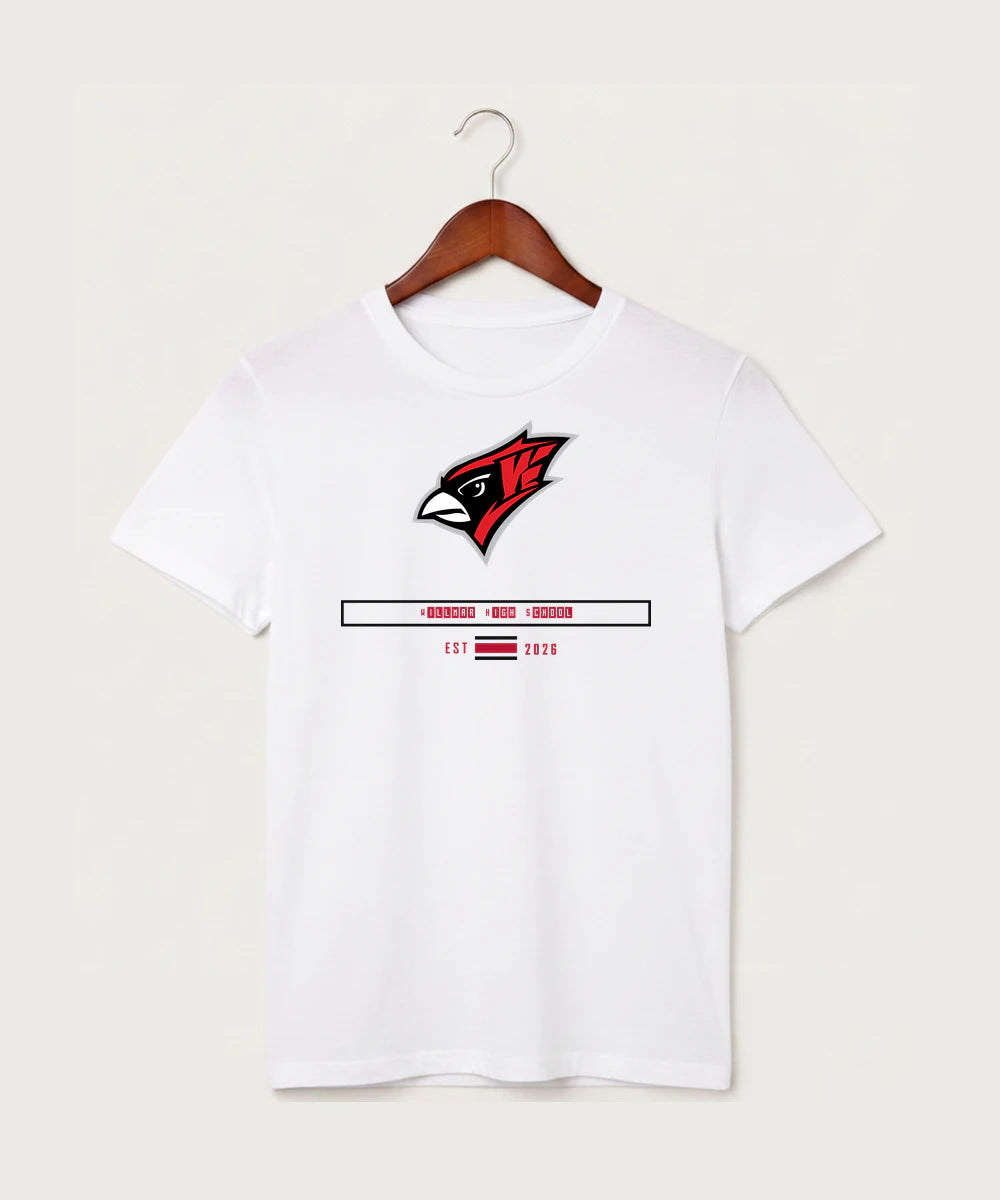 Willmar High School Athletics - White T-Shirt - Full Front