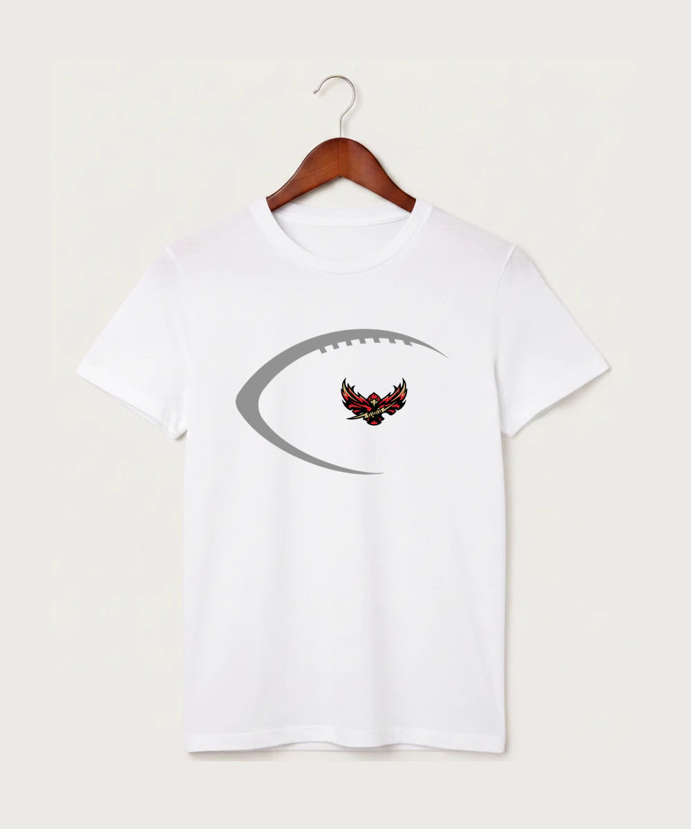 Gfw High School Football (Boys) - White T-Shirt - Full Front