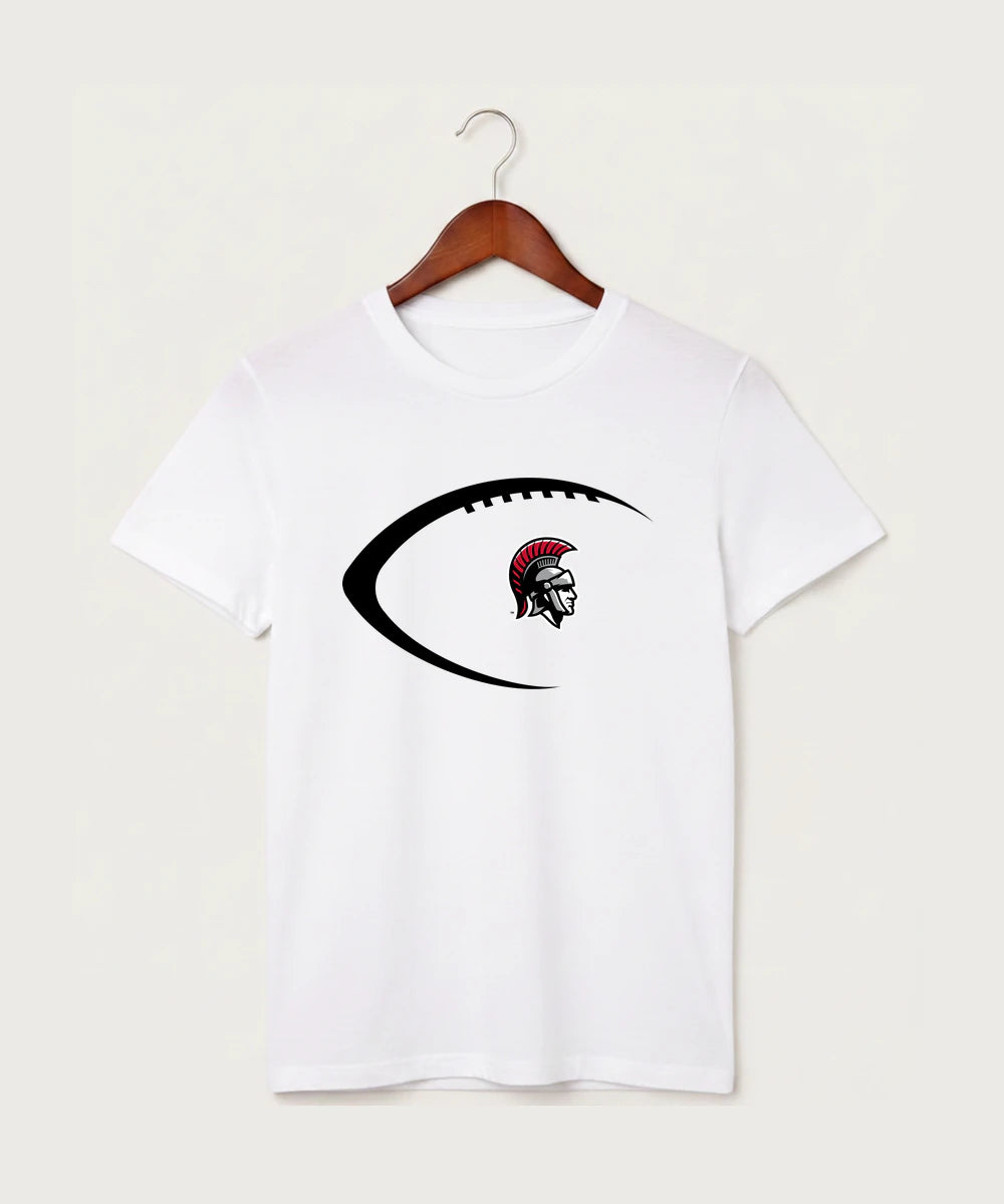 Worthington High School Football (Boys) - White T-Shirt - Full Front