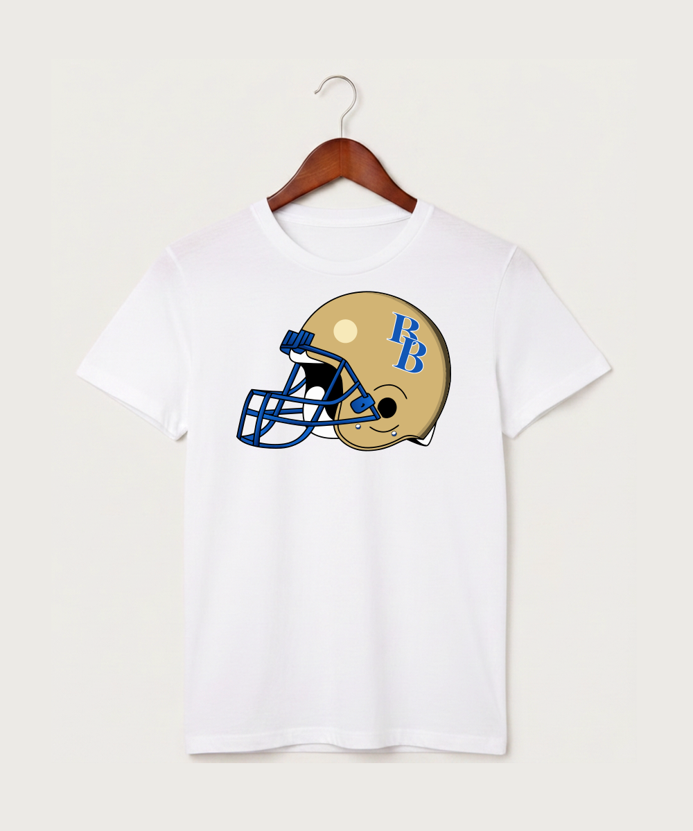 Braham Area High School Football (Boys) - White T-Shirt - Full Front