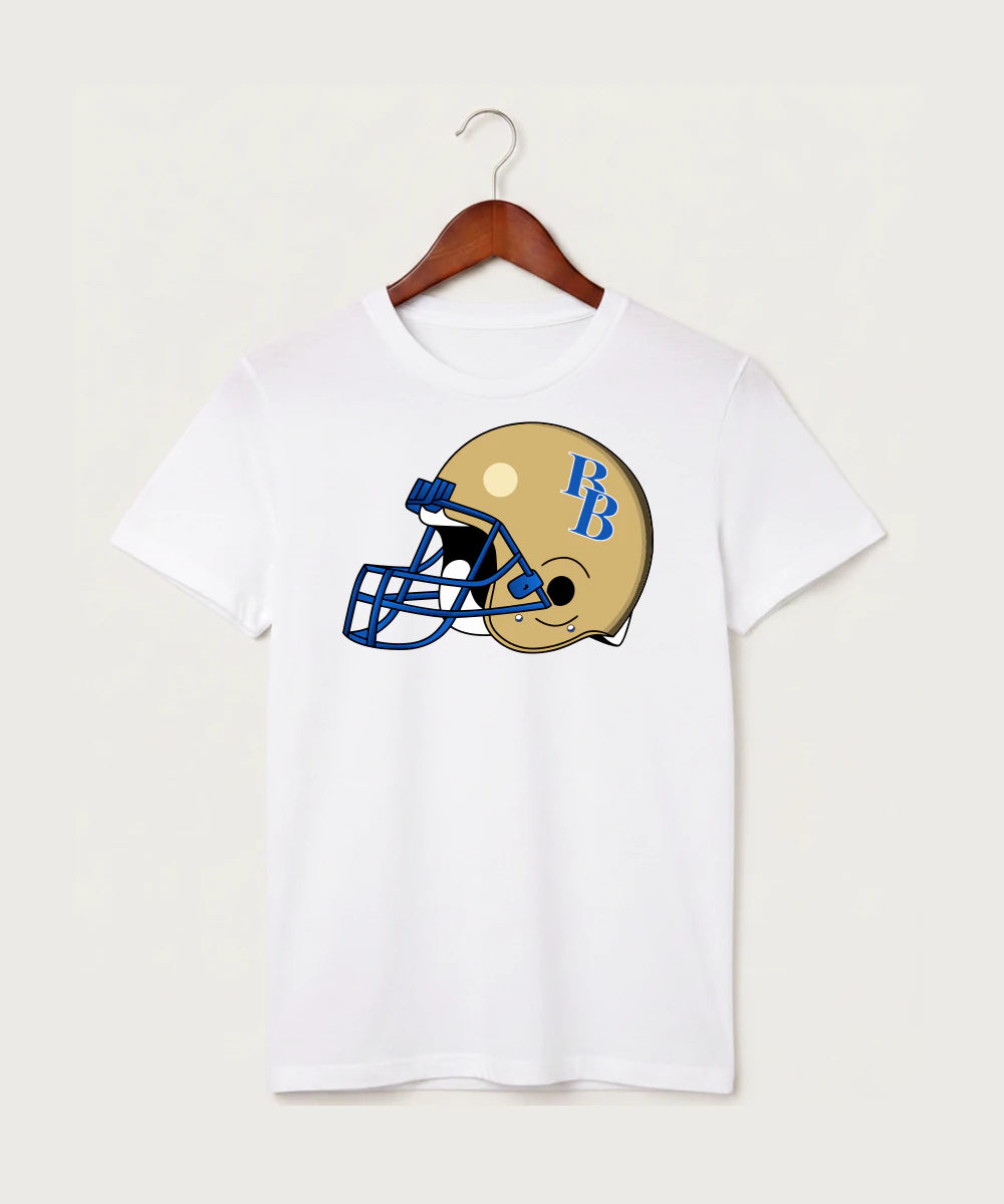 Braham Area High School Football (Boys) - White T-Shirt - Full Front
