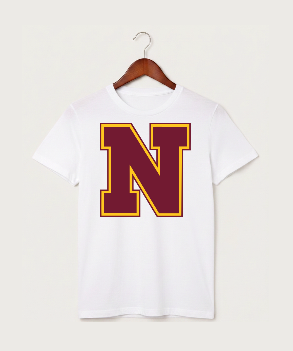 Northfield High School Volleyball (Girls) - White T-Shirt - Full Front