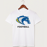 Riverside High School Football general - White T-Shirt - Full Front