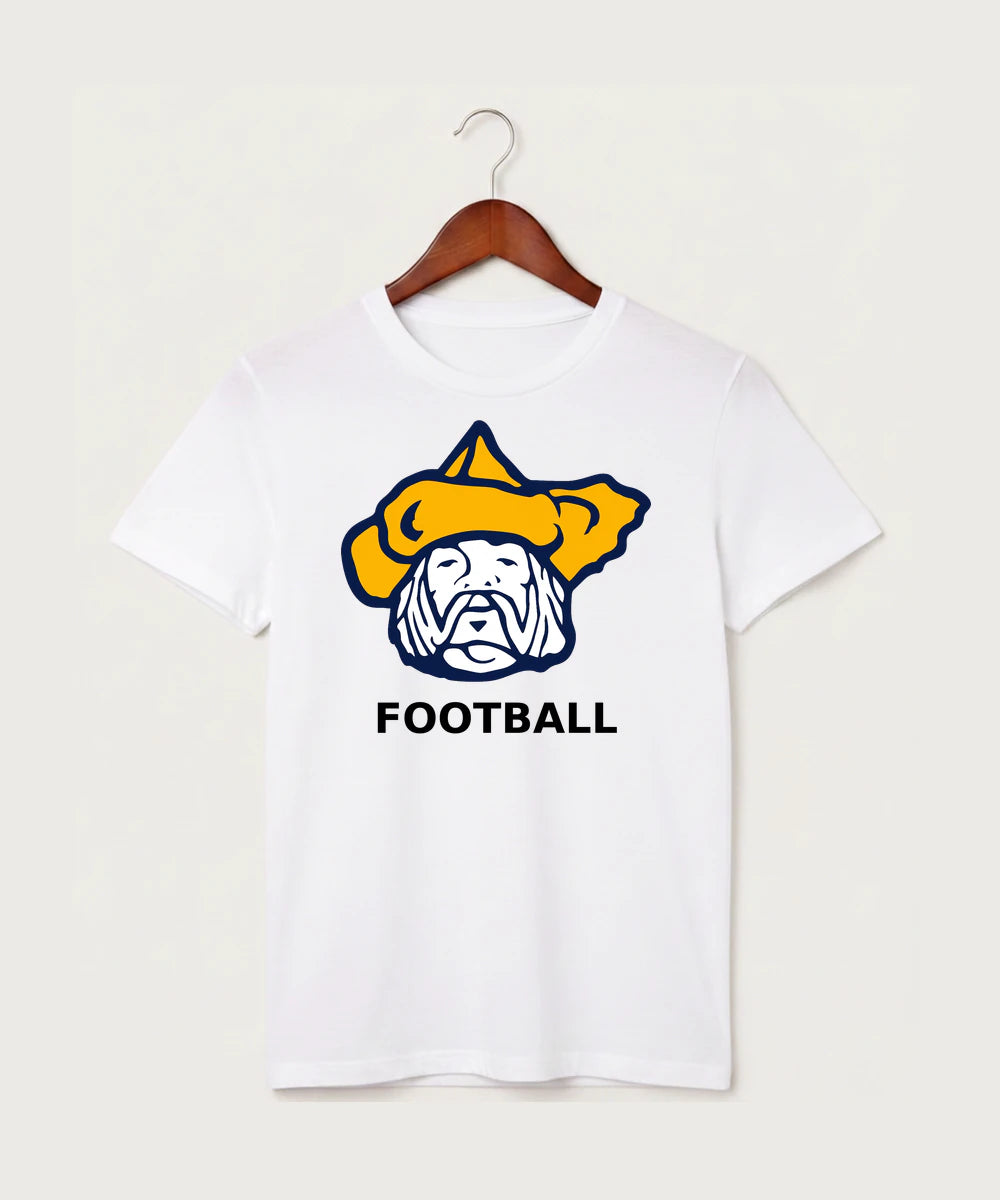 Polo HS Football general - White T-Shirt - Full Front