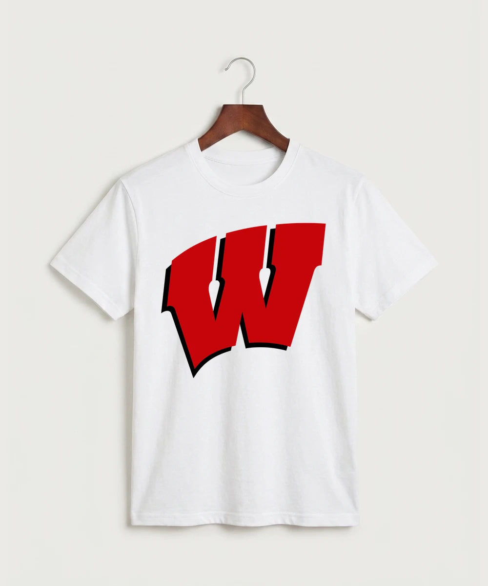 Wisconsin Hanger Test - White T-Shirt - Full Front