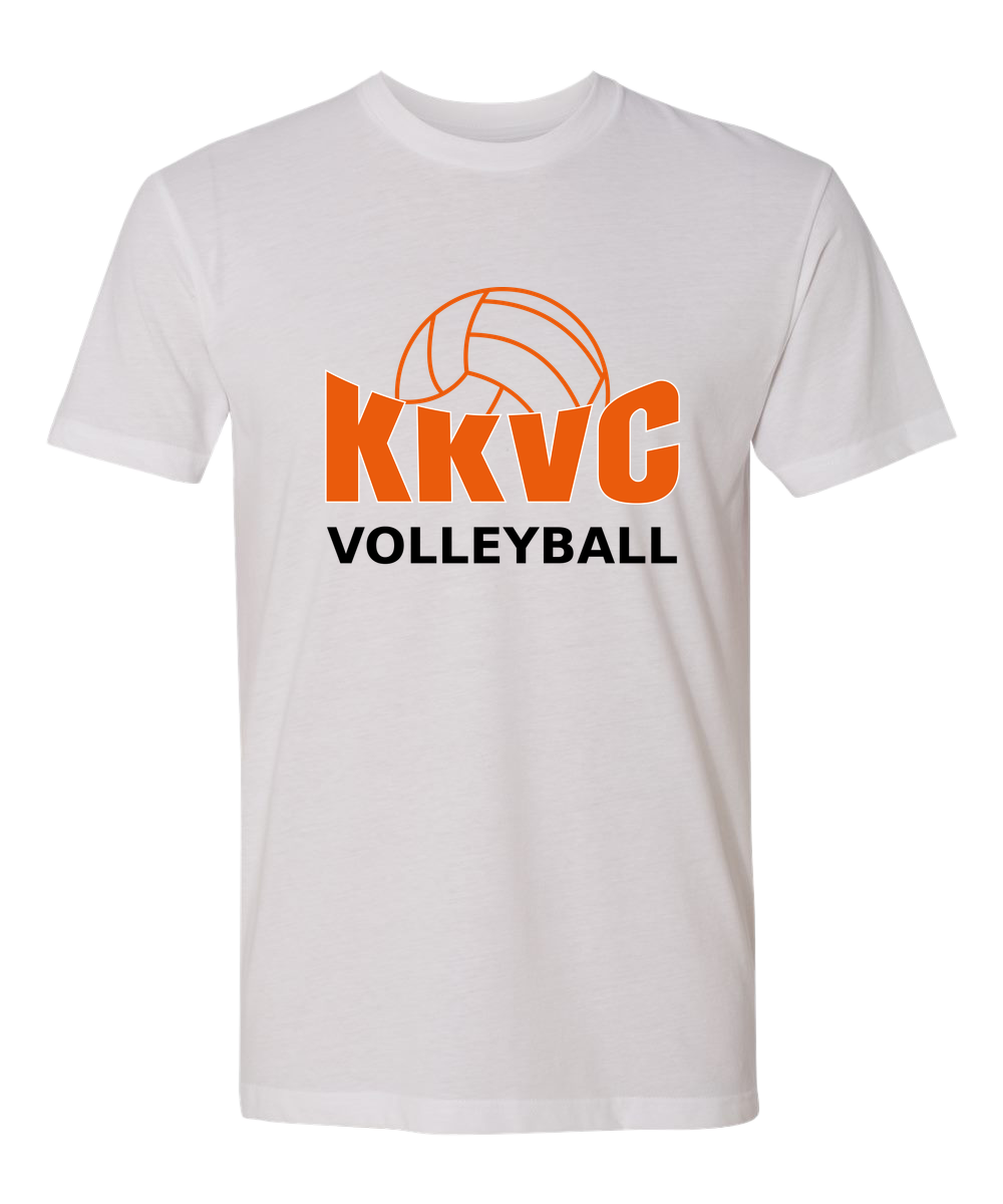KVCC Volleyball - White T-Shirt - Full Front
