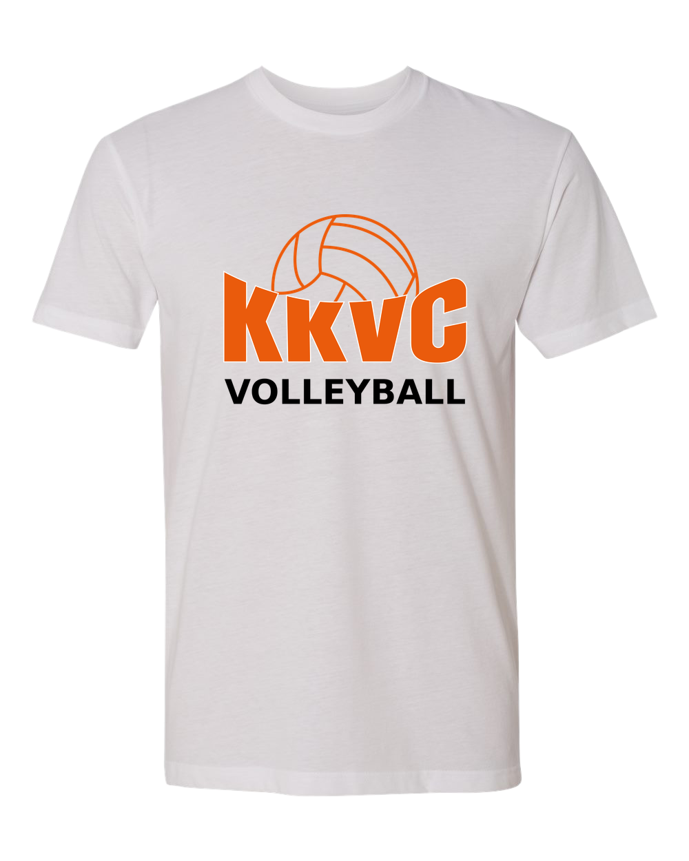 KVCC Volleyball - White T-Shirt - Full Front