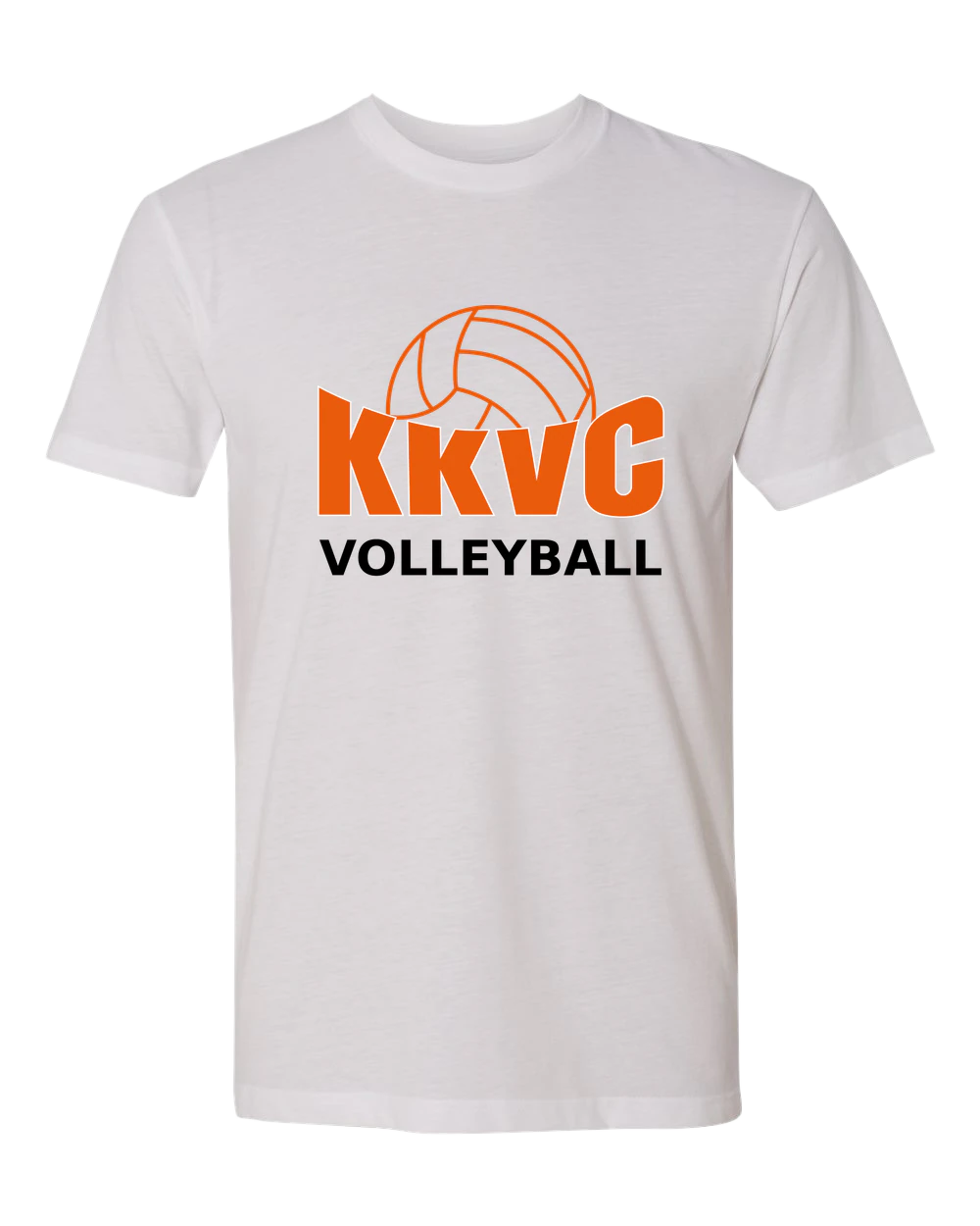 KVCC Volleyball - White T-Shirt - Full Front