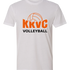 KVCC Volleyball - White T-Shirt - Full Front
