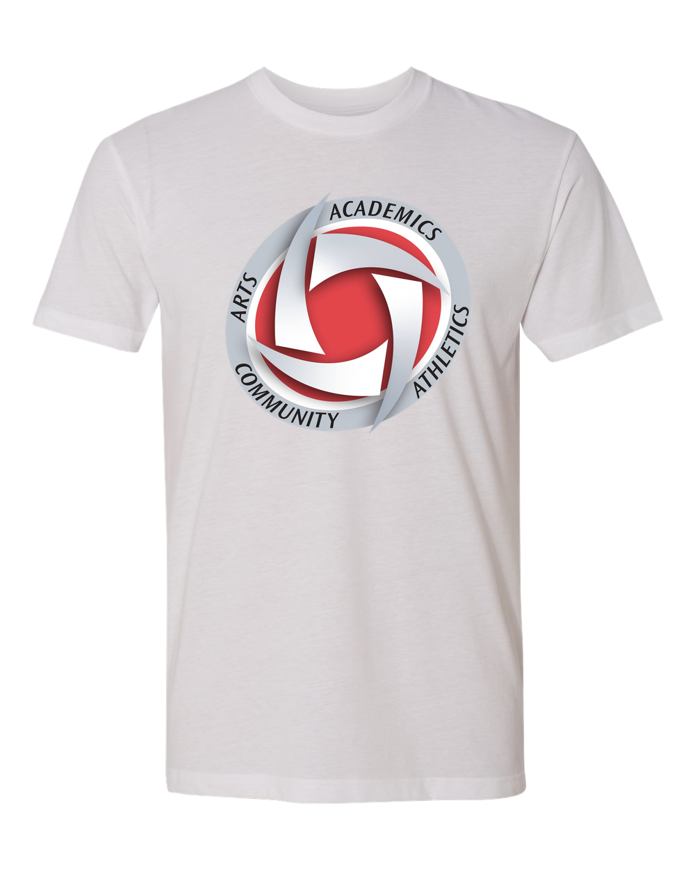 Houston Volleyball - White T-Shirt - Full Front
