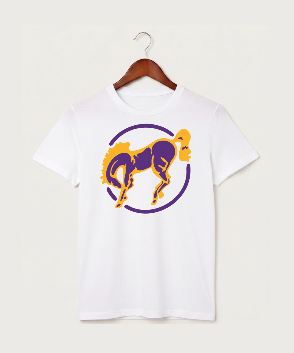 International Falls High School Football (Boys) - White T-Shirt - Full Front