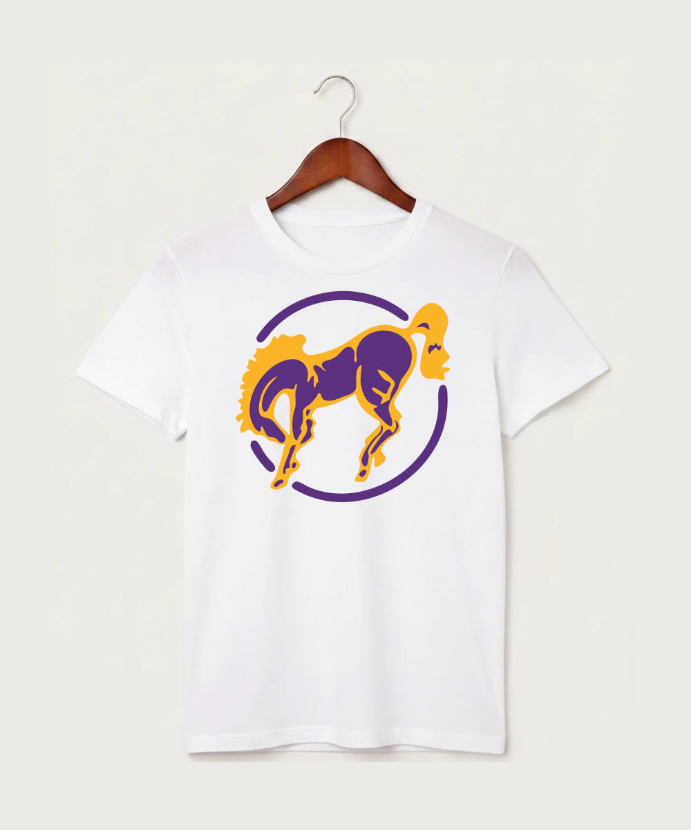 International Falls High School Football (Boys) - White T-Shirt - Full Front