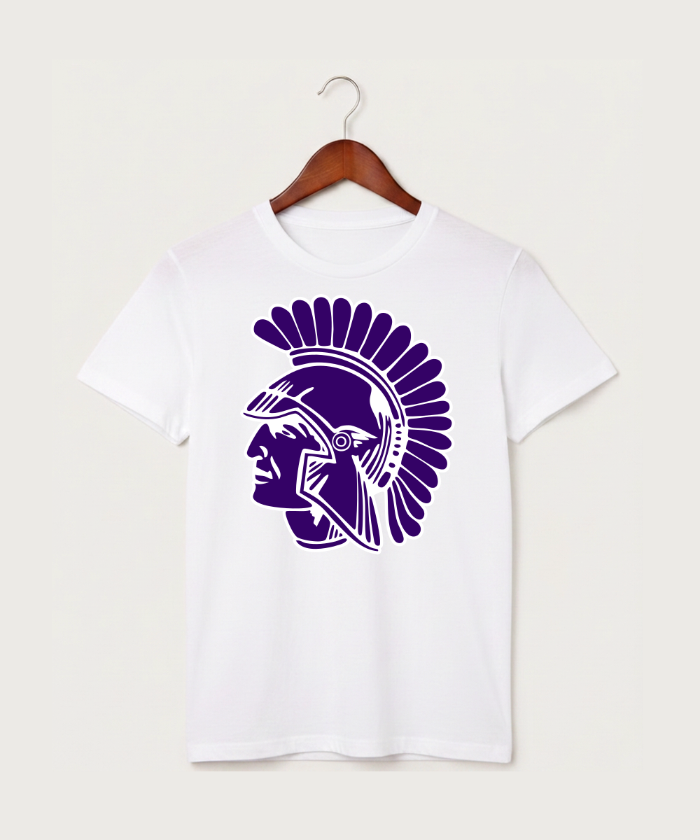 Barnesville High School Football (Boys) - White T-Shirt - Full Front