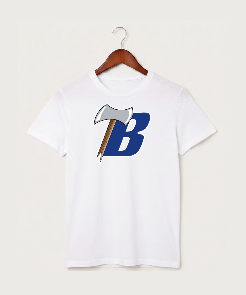 Bemidji High School Football (Boys) - White T-Shirt - Full Front