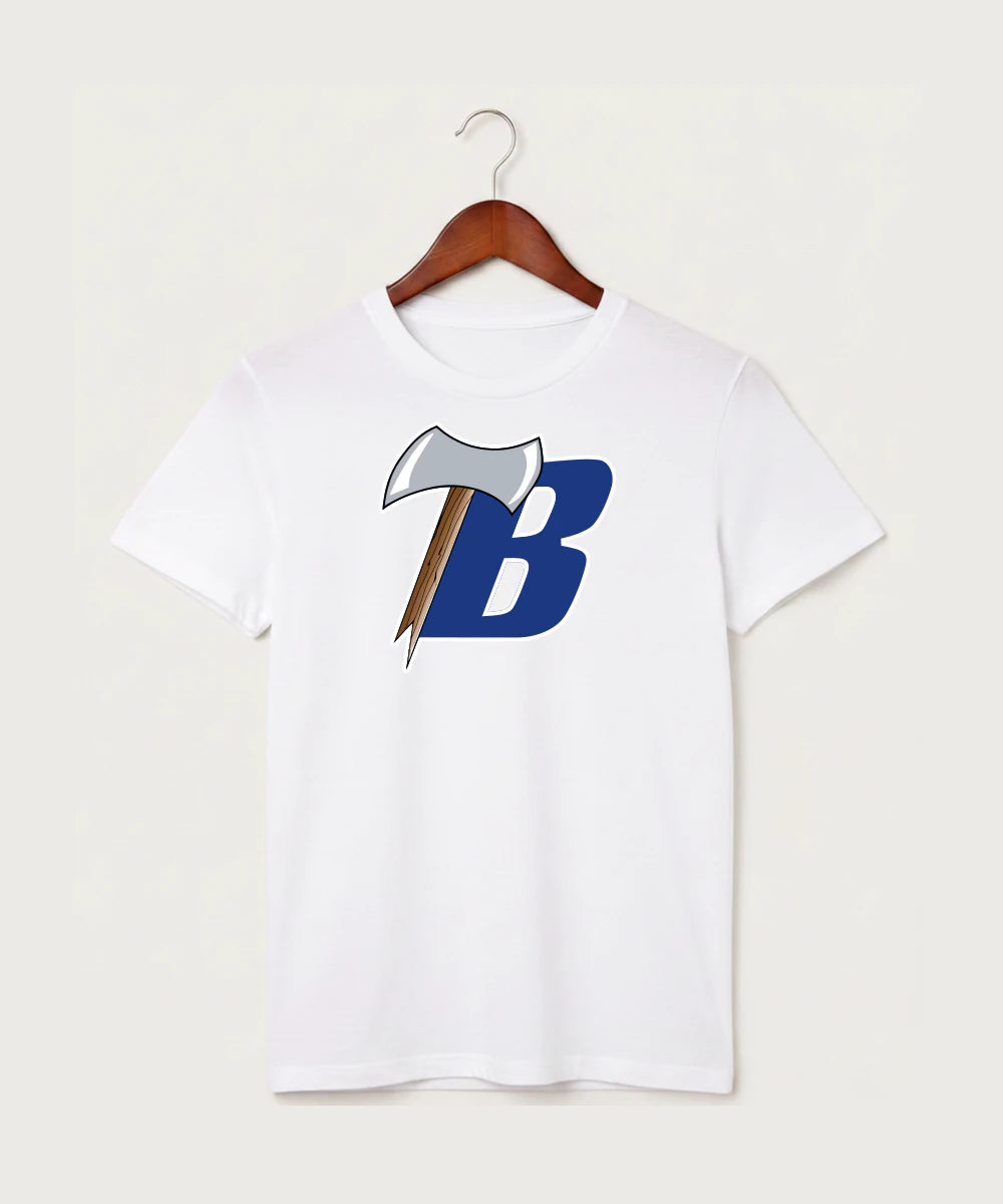 Bemidji High School Football (Boys) - White T-Shirt - Full Front