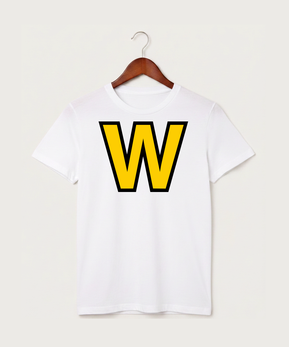 Warroad High School Football (Boys) - White T-Shirt - Full Front