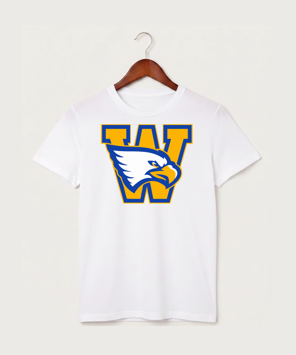Windom Area High School Volleyball (Girls) - White T-Shirt - Full Front