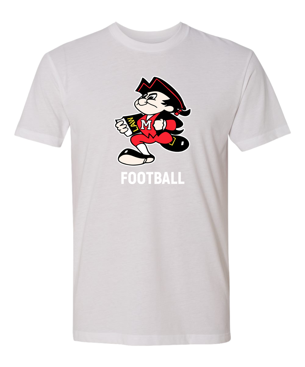 John Marshall High School football_boys - White T-Shirt - Full Front