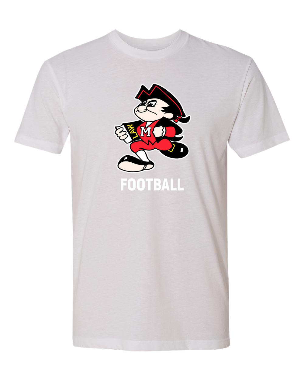 John Marshall High School football_boys - White T-Shirt - Full Front