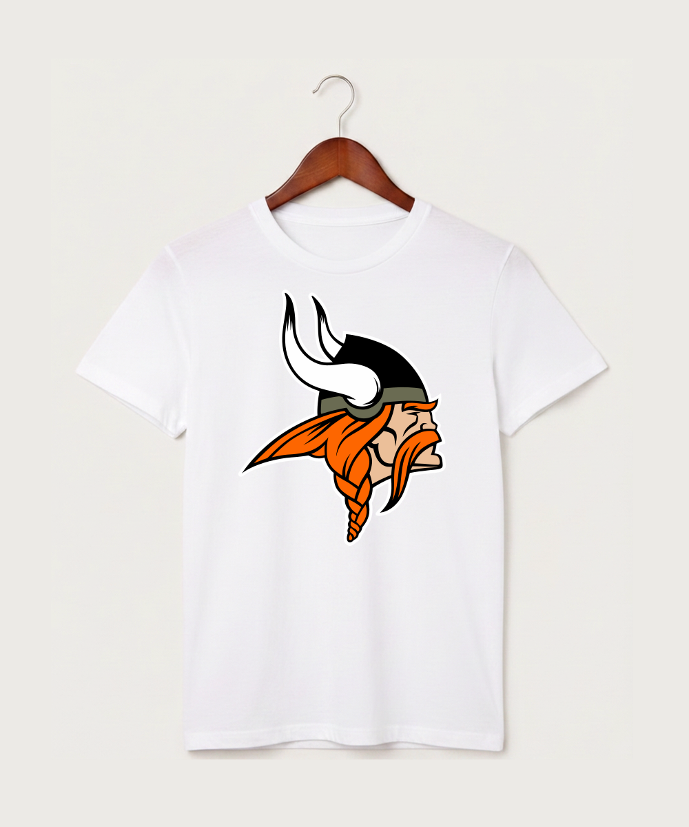 Littlefork Big Falls High School Football (Boys) - White T-Shirt - Full Front