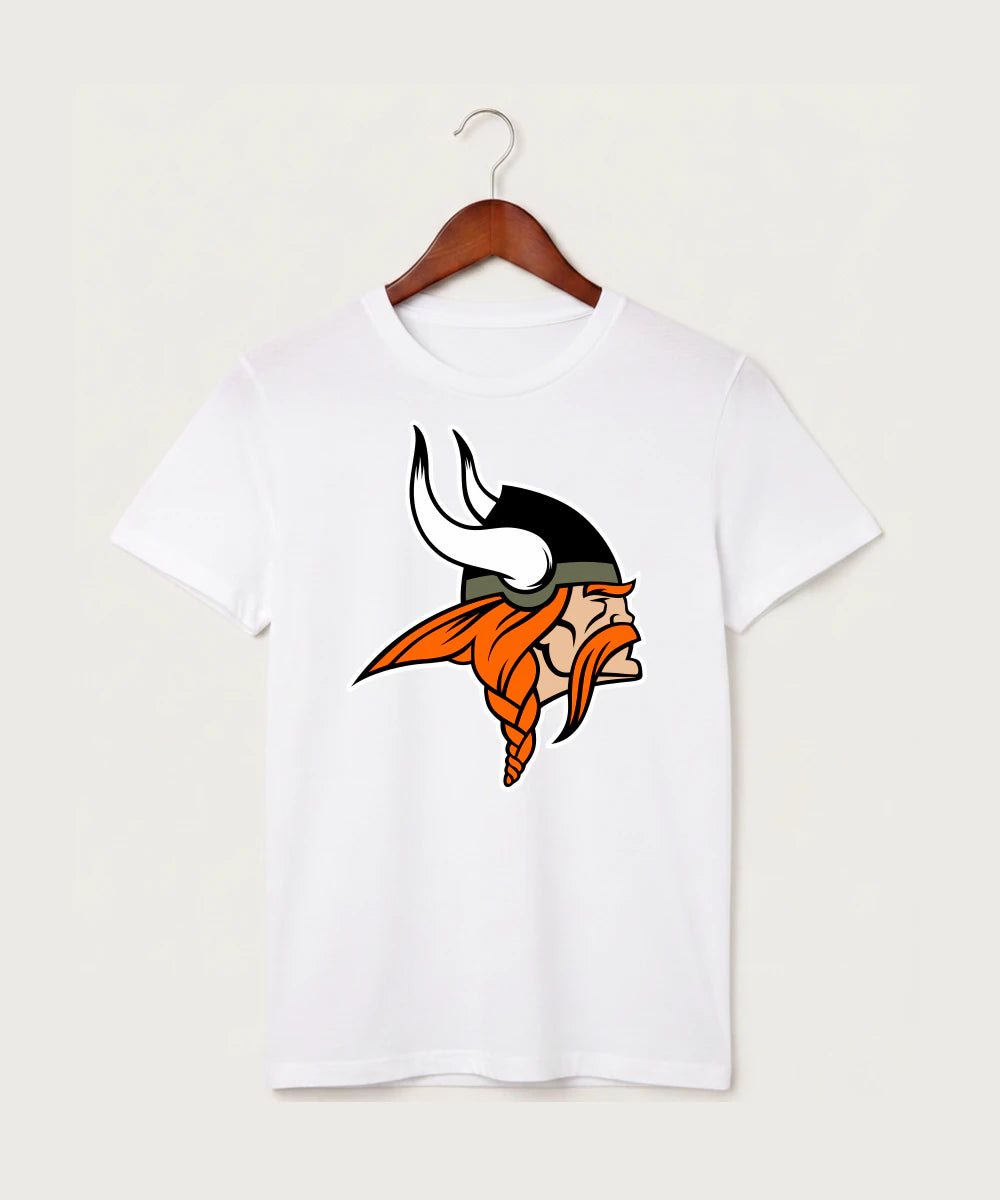Littlefork Big Falls High School Football (Boys) - White T-Shirt - Full Front