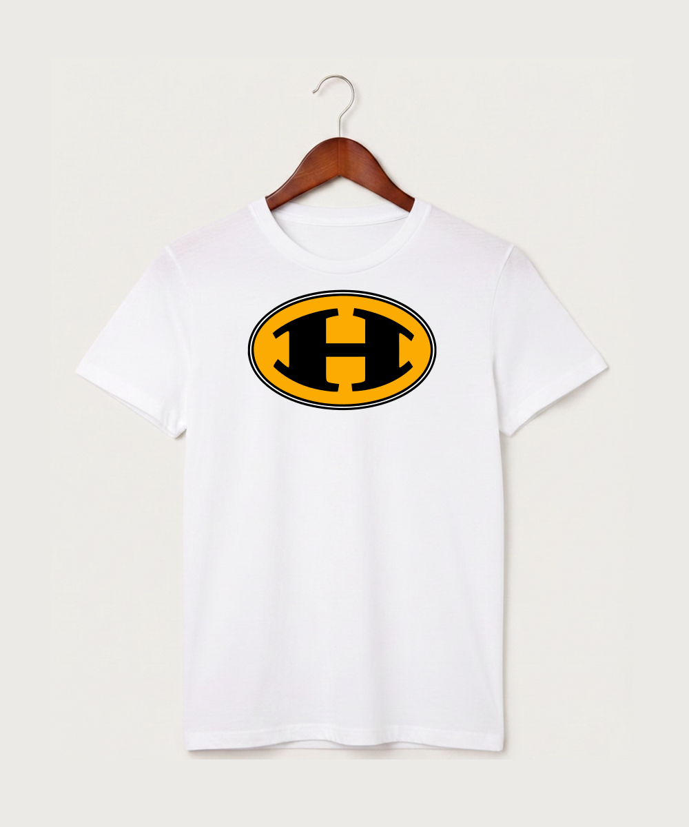 Hutchinson High School Football (Boys) - White T-Shirt - Full Front