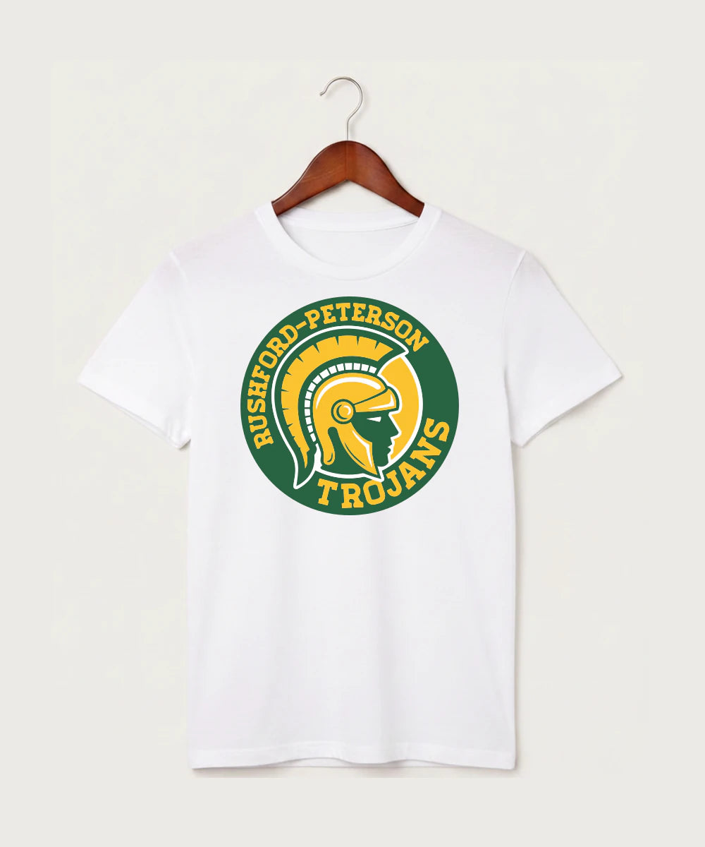 Rushford Peterson High School Football (Boys) - White T-Shirt - Full Front
