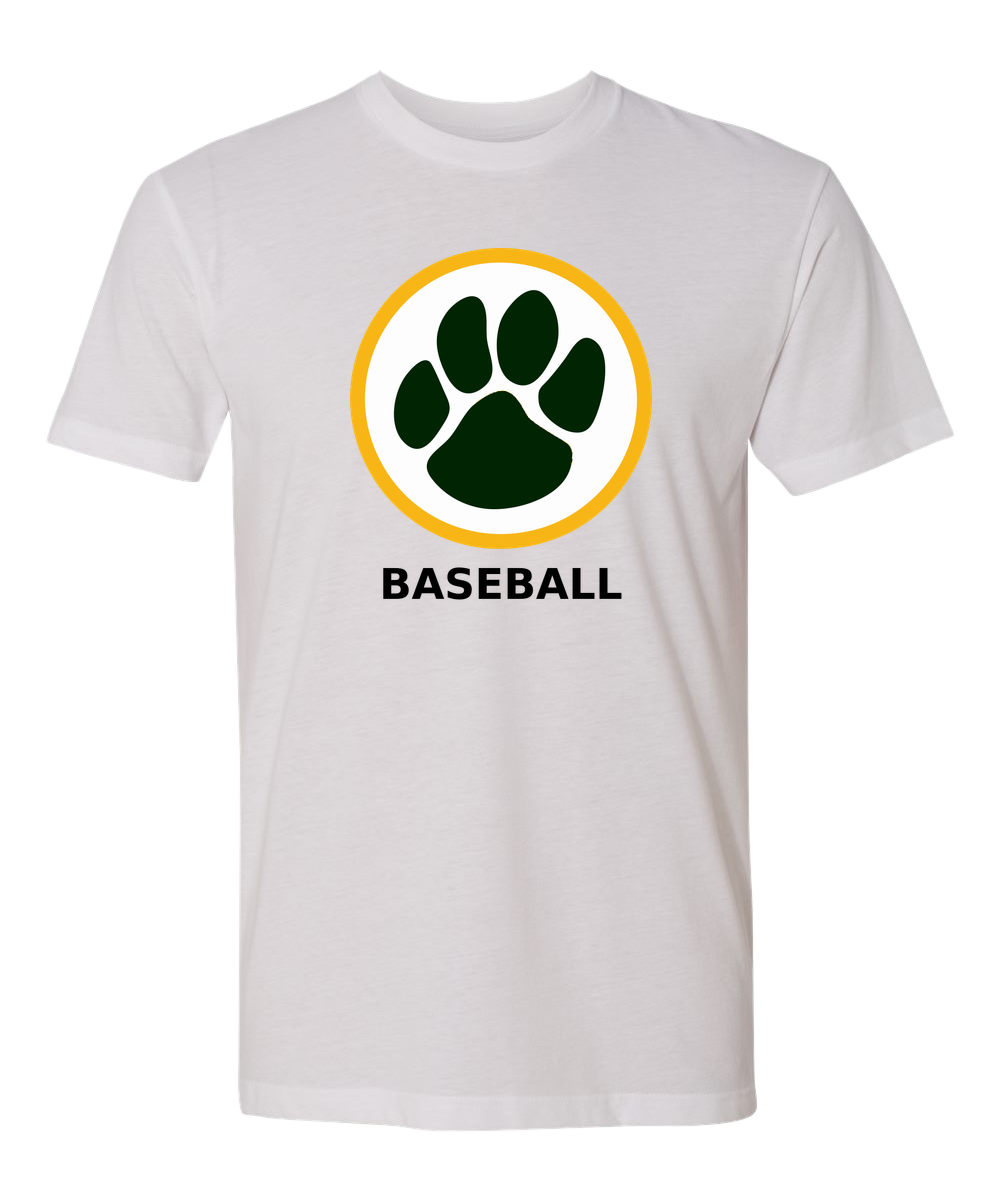 Ashwaubenon Baseball — final e2e test - White T-Shirt - Full Front