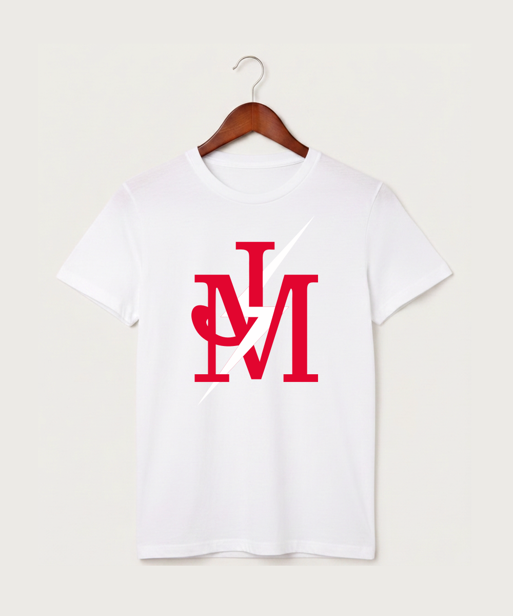 John Marshall High School Cross Country (Coed) - White T-Shirt - Full Front