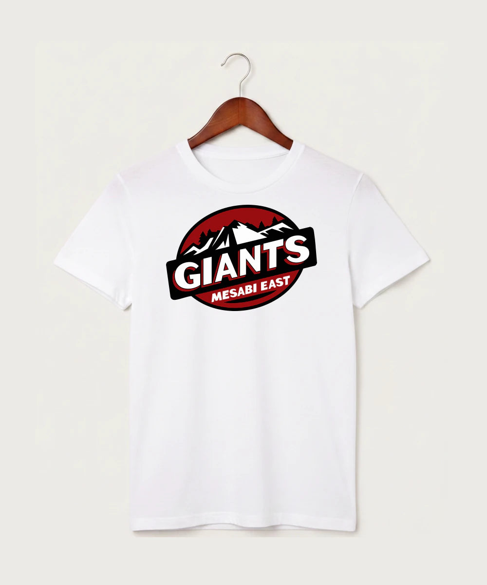 Mesabi East High School Football (Boys) - White T-Shirt - Full Front
