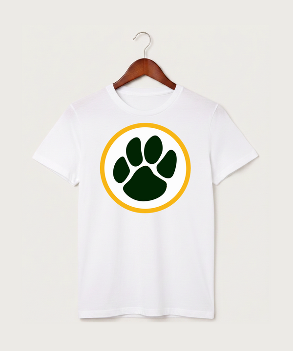 Ashwaubenon High School Volleyball (Sandbox) - White T-Shirt - Full Front