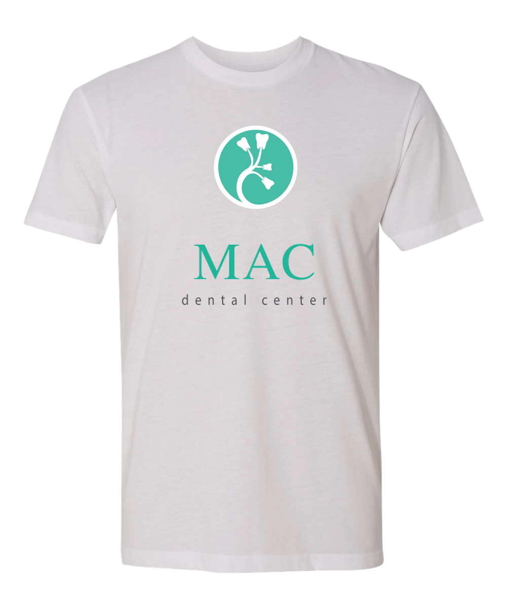 Mac Dental Football - White T-Shirt - Full Front