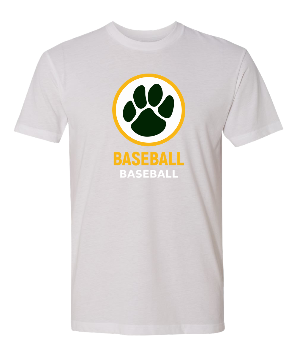 Ashwaubenon Baseball — final e2e test - White T-Shirt - Full Front