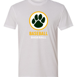 Ashwaubenon Baseball — final e2e test - White T-Shirt - Full Front