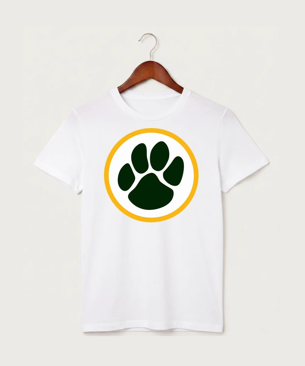 Ashwaubenon High School Football (Boys) (Sandbox) - White T-Shirt - Full Front