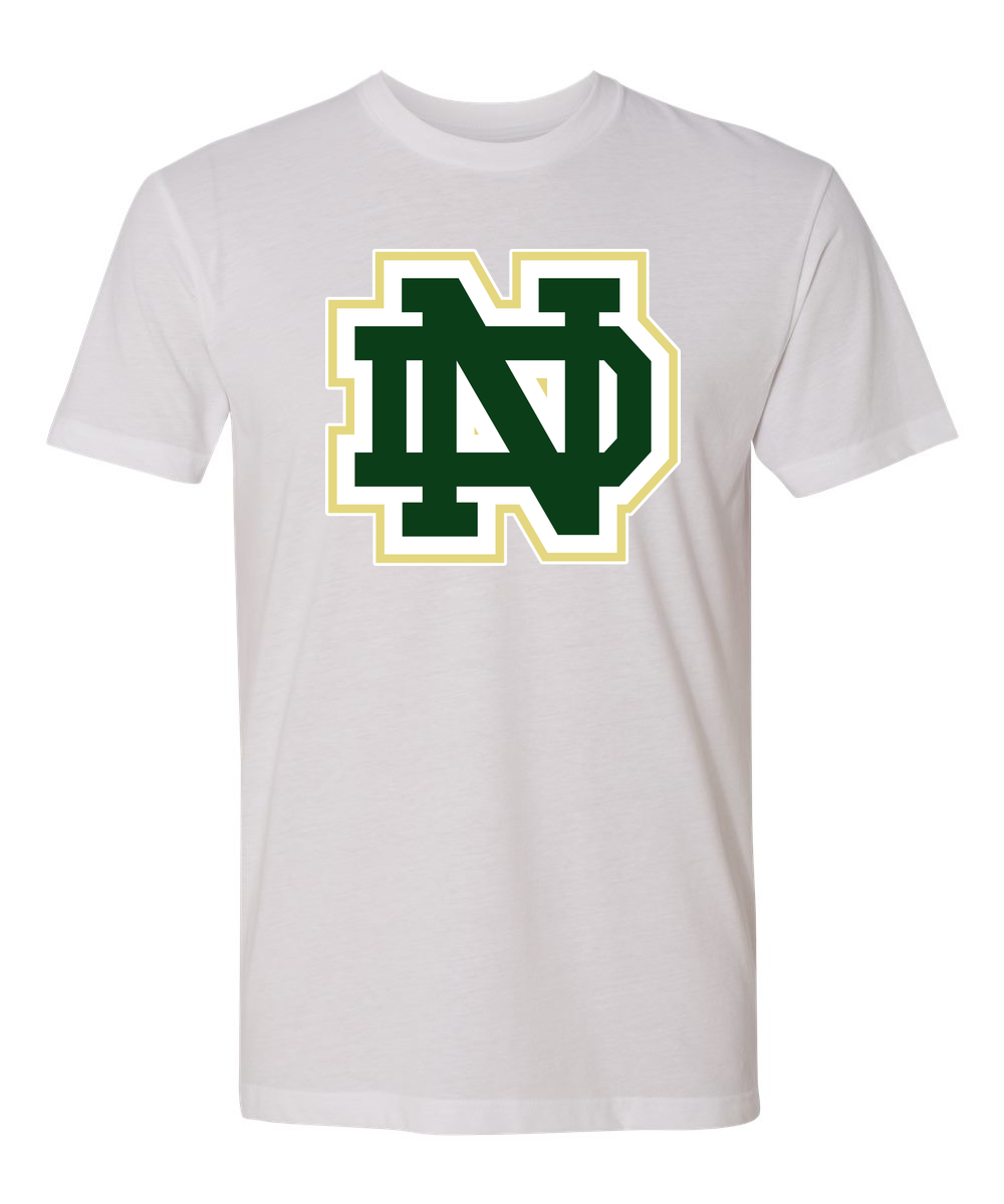 Notre Dame Hockey - White T-Shirt - Full Front