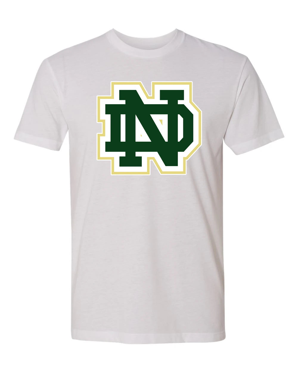 Notre Dame Hockey - White T-Shirt - Full Front