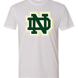 Notre Dame Hockey - White T-Shirt - Full Front