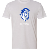 Mora Softball - White T-Shirt - Full Front