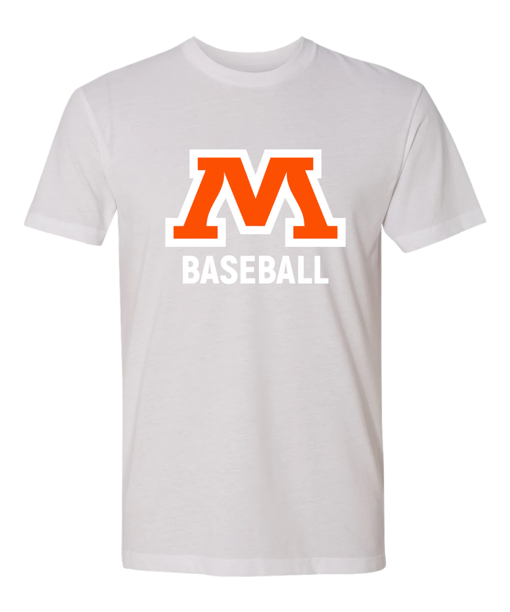 Moorhead Baseball - White T-Shirt - Full Front