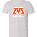 Moorhead Baseball - White T-Shirt - Full Front
