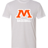 Moorhead Baseball - White T-Shirt - Full Front